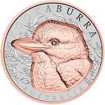 Pièce de monnaie en Argent 2 Dollars g 31.1 (1 oz) Millésime 2025 Native Impressions KOOKABURRA