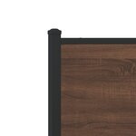 vidaXL Cadre de lit métal avec tête de lit et pied de lit 120x200 cm