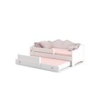 Lit enfant Emma+ gigogne 160cm avec matelas