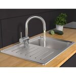 SCHÜTTE Mitigeur d'évier avec LED STELLA chrome