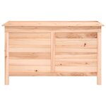 vidaXL Boîte à coussins d'extérieur 99x50x56 5 cm bois de sapin massif