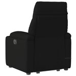 vidaXL Fauteuil de massage inclinable Noir Tissu