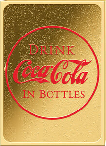 Pièce de monnaie en Or 3000 Francs g 0.062 (1/500 oz) Millésime Through the Decades BOTTLES COCA COLA