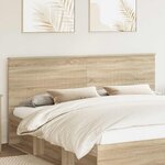 vidaXL Tête de lit Chêne Sonoma 200 cm Bois d'ingénierie