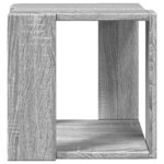 vidaXL Table basse sonoma gris 32x32x30 cm bois d'ingénierie