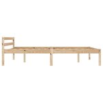 vidaXL Cadre de lit sans matelas bois massif de pin 140x200 cm
