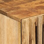 vidaXL Buffet haut 40x34x110 cm bois massif de manguier brut