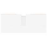 vidaXL Armoire de salle de bain blanc brillant 80x33x60 cm