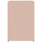 vidaXL Porte-parapluie avec stockage Rose 28 x 12 x 41 cm Acier