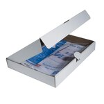 Etui de 100 pochettes perforées ouverture coin - PP 6/100e - A4 - Cristal EXACOMPTA