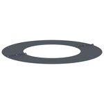 vidaXL Anneaux d'arbre plats 5 Pièces Anthracite Ø40 / 70 cm Acier