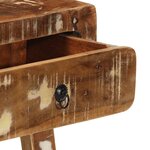 vidaXL Table console 90x32x75 cm bois massif de récupération