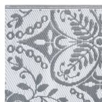 vidaXL Tapis d'extérieur Gris clair 120x180 cm PP