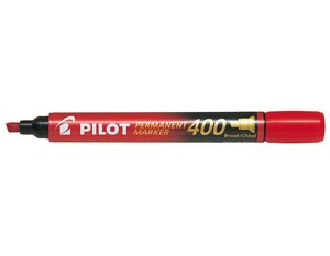 Marqueur Permanent SCA 400 Pte Biseau Large Rouge PILOT