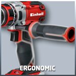 Einhell perceuse sans fil "te-cd 18 li brushless - solo" rouge