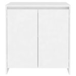 vidaXL Buffet Blanc 70x41x75 cm Bois d'ingénierie