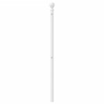 vidaXL Tête de lit métal blanc 160 cm
