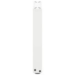 vidaXL Pieds de table basse en U 2 pièces Blanc 28 x (42-43) cm Acier
