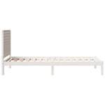vidaXL Cadre de lit extra long sans matelas 90x210 cm bois massif