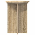 vidaXL Support de Plante 2 pièces Chêne Sonoma Ø29 5 x 40 cm