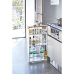 Desserte de cuisine en métal et bois tower