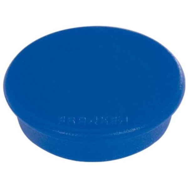 Lot de 10 aimants extra fort 38 mm H 12 mm anti-rayure Bleu FRANKEN