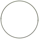 vidaXL Cache-pot de jardin Vert olive 40 x 40 x 20 cm Acier