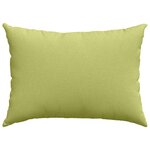 vidaXL Coussins de canapé 2 Pièces Vert clair 70 x 50 cm tissu