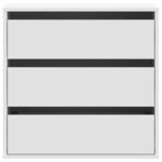 vidaXL Commode d'angle blanc 60x41x58 cm bois d'ingénierie