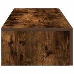 vidaXL Étagère murale avec tiroirs chêne fumé bois d'ingénierie