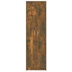 vidaXL Garde-robe couloir Chêne fumé 55x25x189 cm Bois d'ingénierie