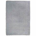 vidaXL Tapis shaggy à poils longs NAVARRA gris clair 240x340 cm