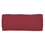 vidaXL Coussin palette pour banc rouge vin 100x40x8 cm en tissu Oxford