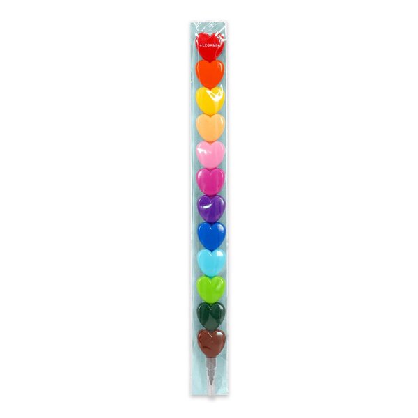 Legami STC0001 - 12 Crayons de Couleur Empilables - Dream in Colour