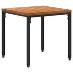 vidaXL Ensemble de meubles d'extérieur 3 Pièces Noir Rotin PE