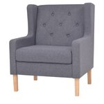 Ensemble de canapés 3 Pièces tissu gris
