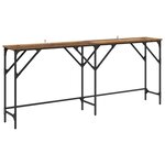 vidaXL Table console Bois Ancien 180 x 30 x 75 cm Bois d'ingénierie