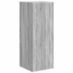 vidaXL Ensemble meuble TV 4 Pièces Gris Sonoma Bois d'ingénierie