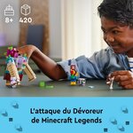 LEGO® Minecraft™ 21257 : L'Attaque du Dévoreur - Aventure Épique pour Enfants
