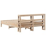 vidaXL Cadre de lit sans matelas 150x200 cm bois de pin massif