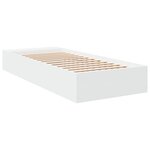 vidaXL Cadre de lit sans matelas blanc 100x200 cm