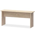 vidaXL Table à manger et bancs 3 Pièces Bois d'ingénierie Chêne