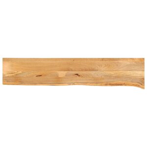 vidaXL Dessus de table à bord vivant 180x20x2 5cm bois massif manguier