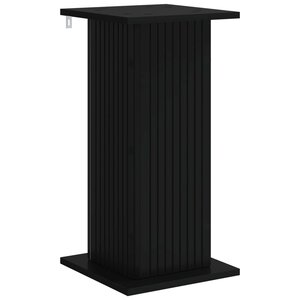 vidaXL Support de Plante Noir 30 5 x 30 x 60 5 cm Bois d'ingénierie