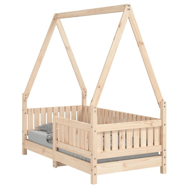 vidaXL Cadre de lit pour enfant 70x140 cm bois de pin massif