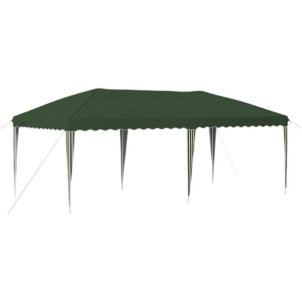 vidaXL Tente de fête pop-up 575 x 290 x 245 cm Vert