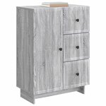 vidaXL Buffet Sonoma gris 66 x 34 5 x 90 cm Bois d'ingénierie