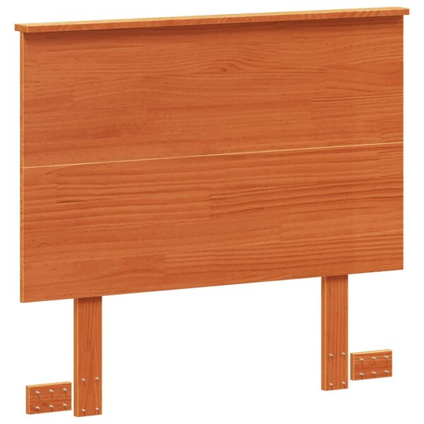 vidaXL Tête de lit cire marron 90 cm bois massif de pin