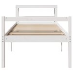 vidaXL Lit pour personne âgée avec tête de lit sans matelas 75x190 cm