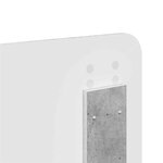 vidaXL Tête de lit Gris béton 140 cm Bois d'ingénierie